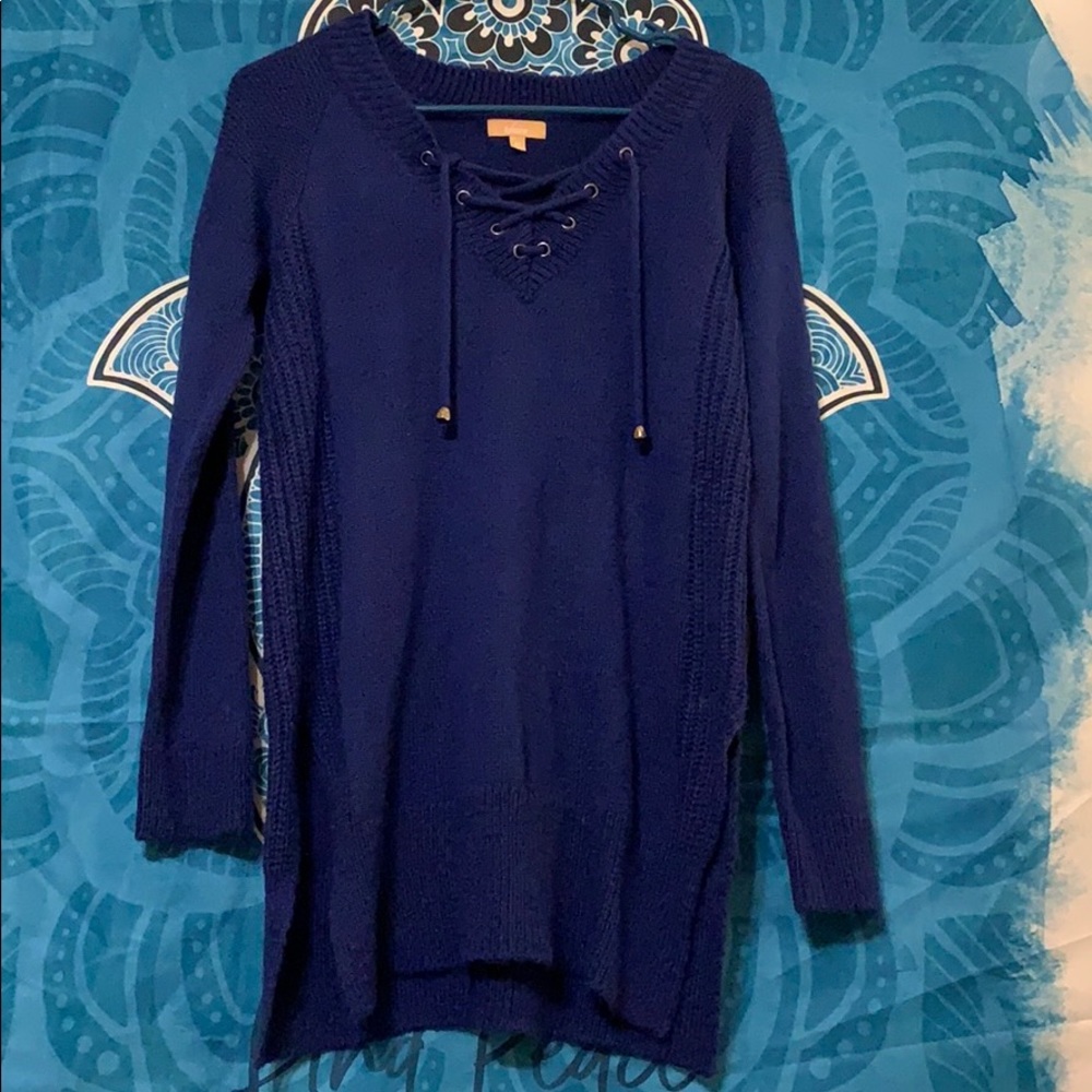 Blue sweater